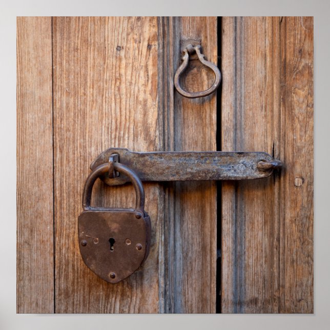 Póster México, San Miguel De Allende. Detalle De Una Puer (Frente)