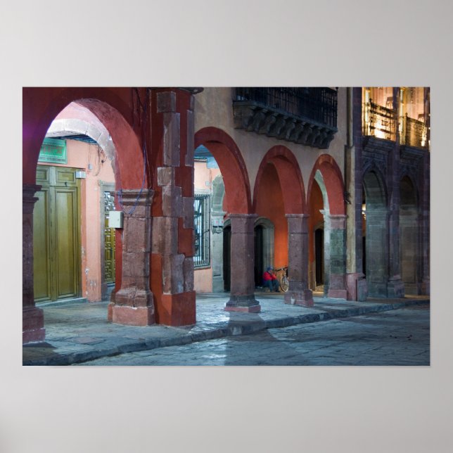 Póster México, San Miguel de Allende, El Jardín, (Frente)