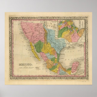 Póster Mexico, Texas