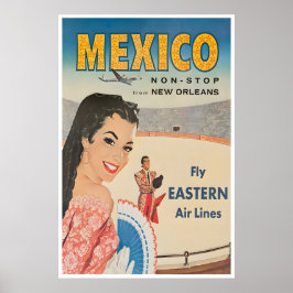 Póster Mexico Travel Poster Mexican Print Eastern Matador