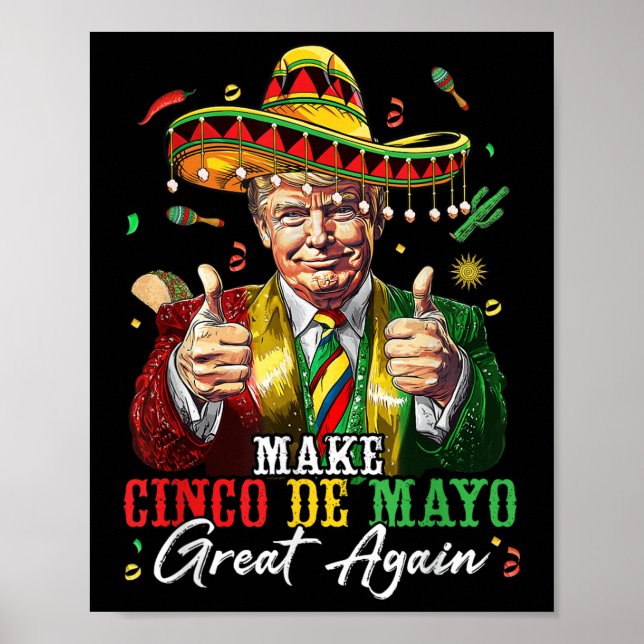 Póster México vuelve a hacer que el cinco de mayo sea gra (Frente)