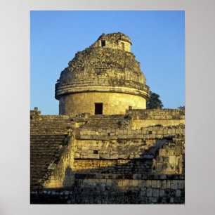 Póster México, Yucatán. Caracol: astronómico