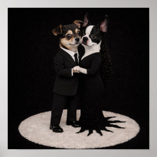 Póster "Mez & Tish"