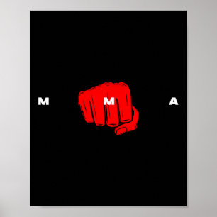 Póster Mezcla de artes marciales boxeando Jiu-jitsu lucha