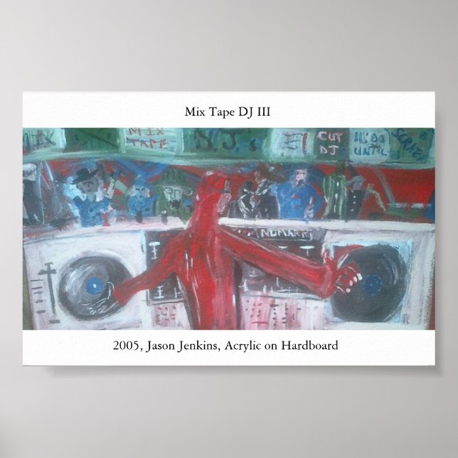 Póster Mezcla de Cinta DJ III (Frente)