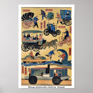 Póster Mezcla de vehículos de moda por Notayuki