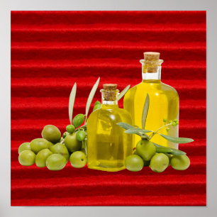 Póster Mezcla mediterránea y coincidencia