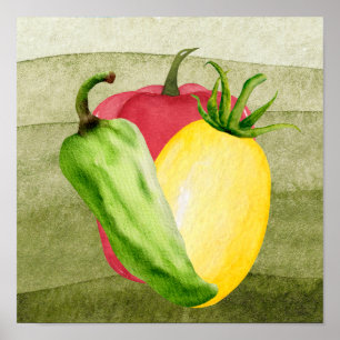 Póster Mezcla mediterránea y coincidencia