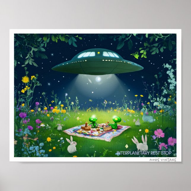 PÓSTER MEZCLA ORIGINAL DE ALIENÍGENAS PIXIES Y HADAS (Frente)