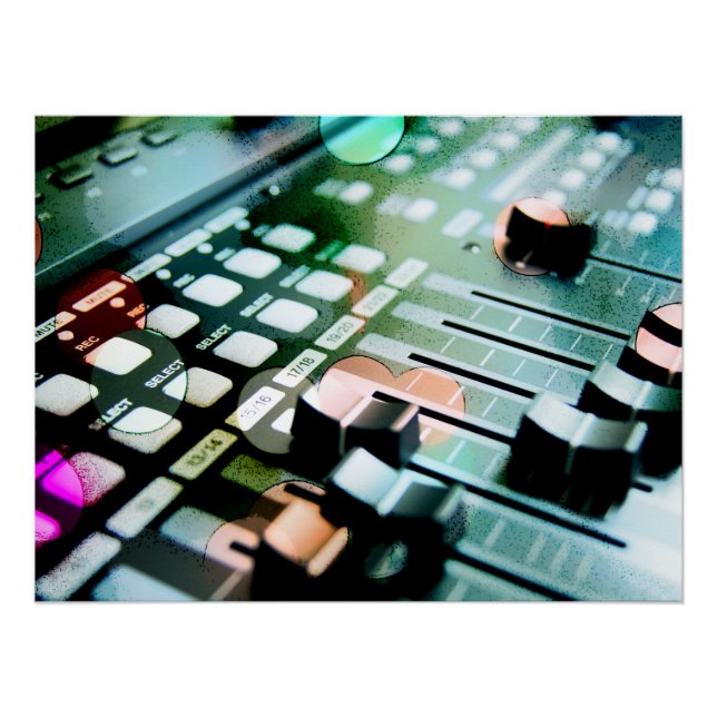 Póster Mezclador de música mágica (Anverso)