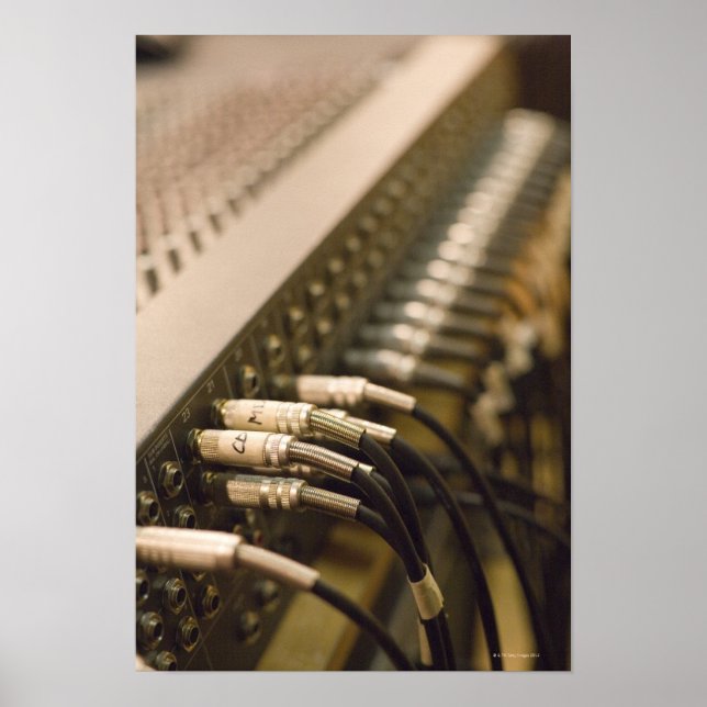 Póster Mezclador de sonido (Frente)