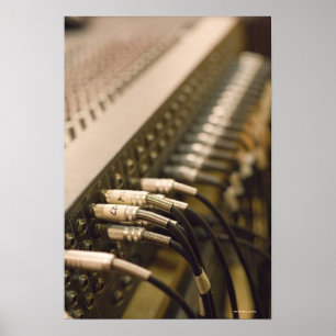 Póster Mezclador de sonidos