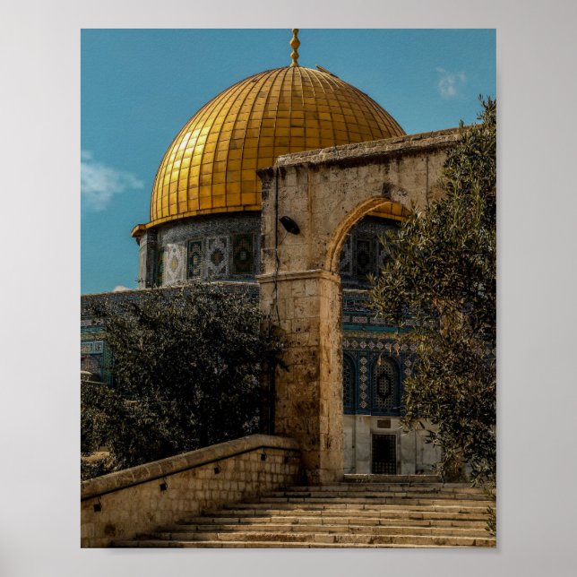 Póster Mezquita Al-Aqsa (Frente)