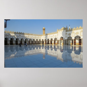 Póster Mezquita Al-Azhar Mezquita Islámica El Cairo Egipt