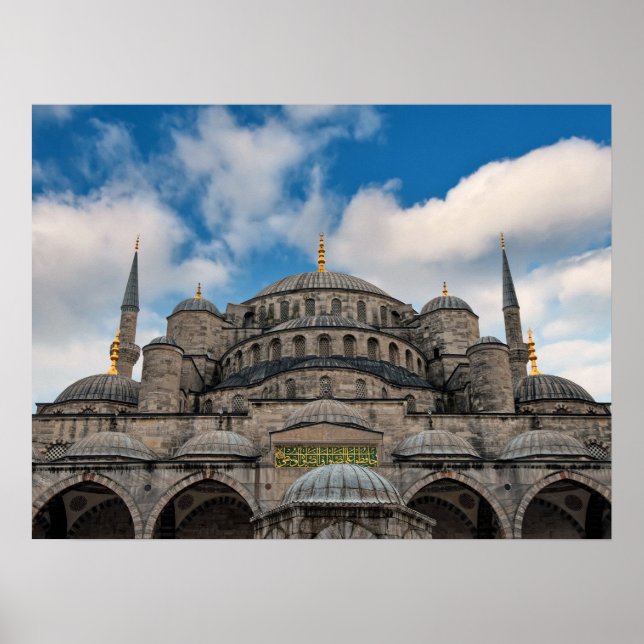 Póster mezquita Azul Estambul (Frente)