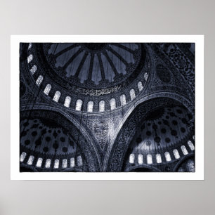 Póster Mezquita Azul, Estambul/Turquía