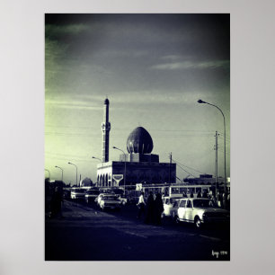 Póster Mezquita Buniya de Bagdad Irak Antiguo