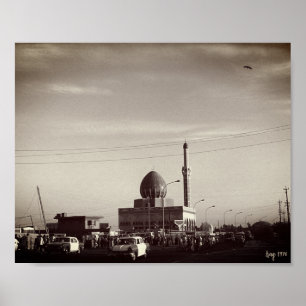 Póster Mezquita Buniya de Bagdad Irak Antiguo