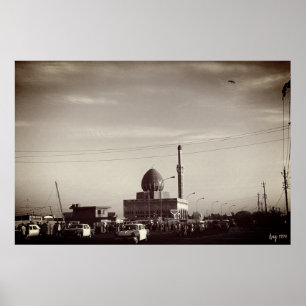 Póster Mezquita Buniya de Bagdad Iraq Antiguo