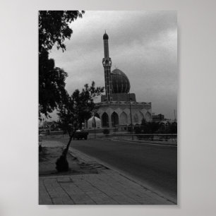 Póster Mezquita Buniya de Bagdad Iraq Antiguo