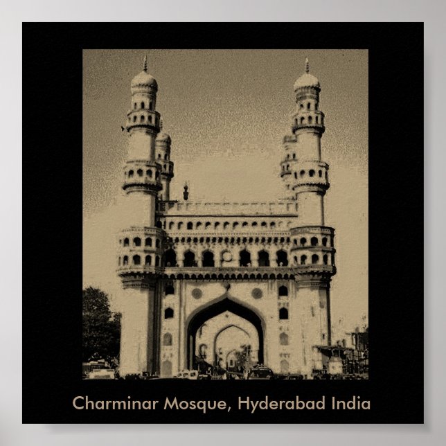 Póster Mezquita de Charminar (Frente)