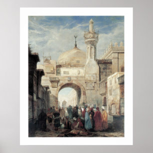 Póster Mezquita del Al Azhar en El Cairo