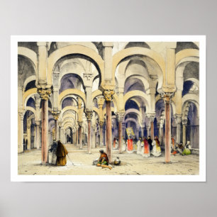 Póster Mezquita en Córdoba, de "bosquejos de España",