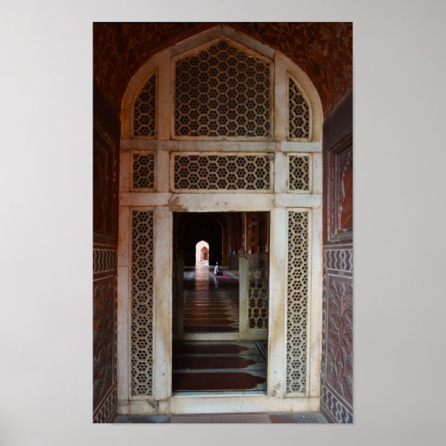 Póster Mezquita India - Fotografía de viaje (Frente)
