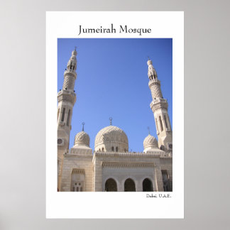 Póster Mezquita Jumeirah