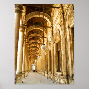 Póster Mezquita Pasillo