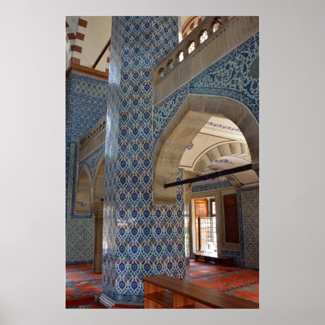 Póster Mezquita Rustem Pasha en Estambul (Frente)