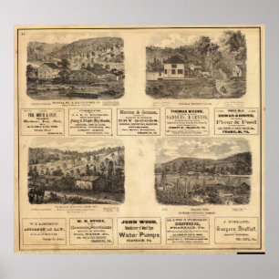 Póster Mfg co, oil fields