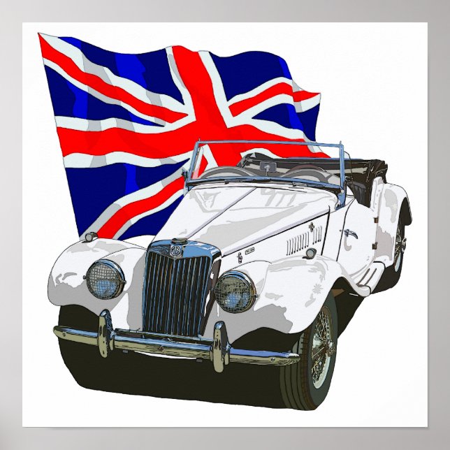 Póster MG blanco (Frente)