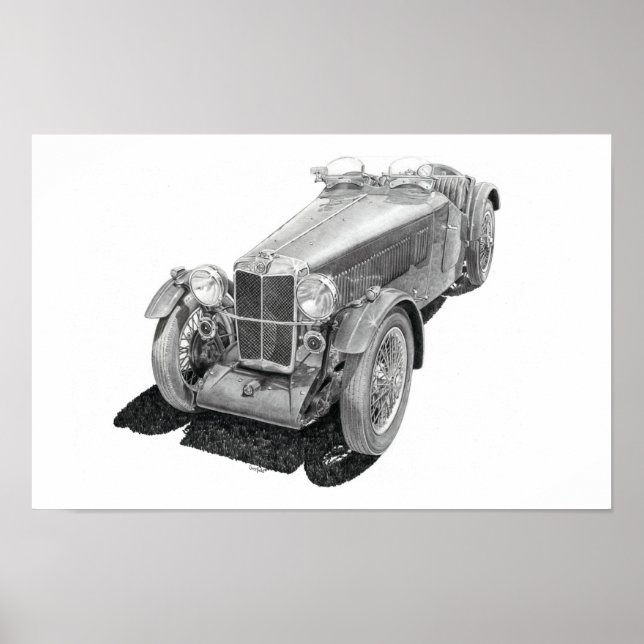 Póster MG L2 Magna 1933 (Frente)