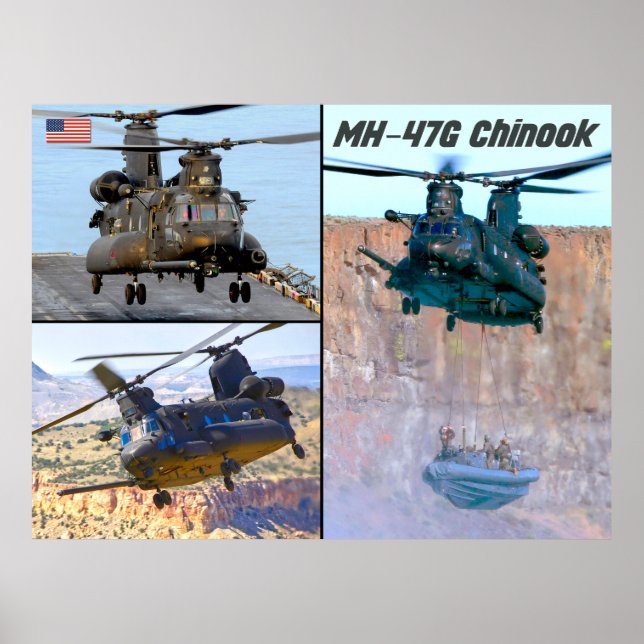 PÓSTER MH-47G CHINOOK (Frente)
