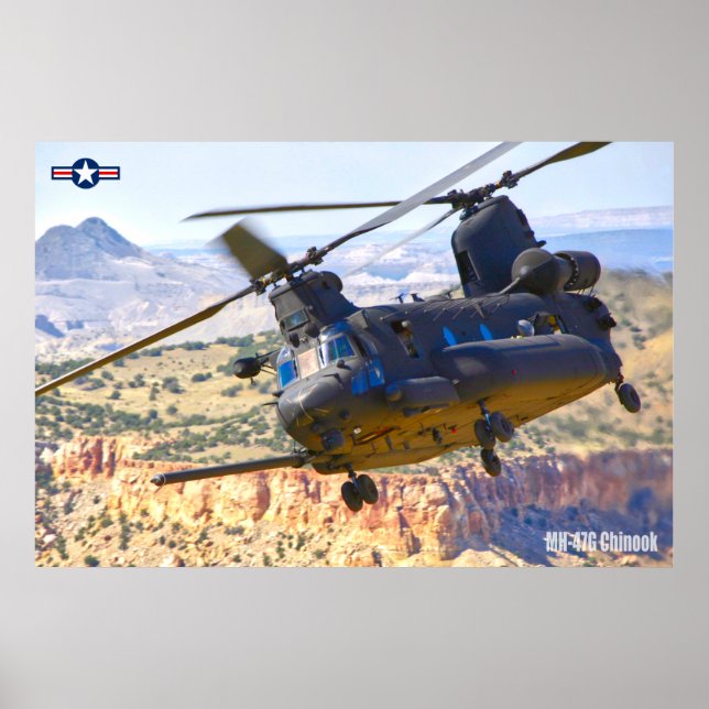 PÓSTER MH-47G CHINOOK (Frente)