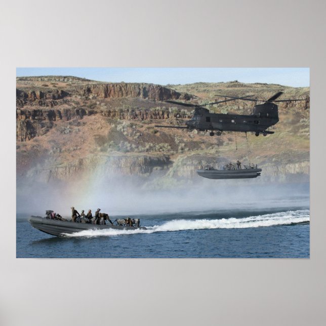 Póster MH-47G Chinook Helicopter (Frente)