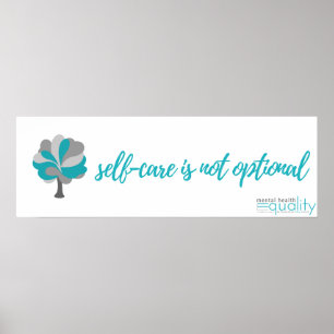 Póster MHEW Poster: Self-Care is not optional