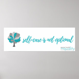 Póster MHEW Poster: Self-Care is not optional