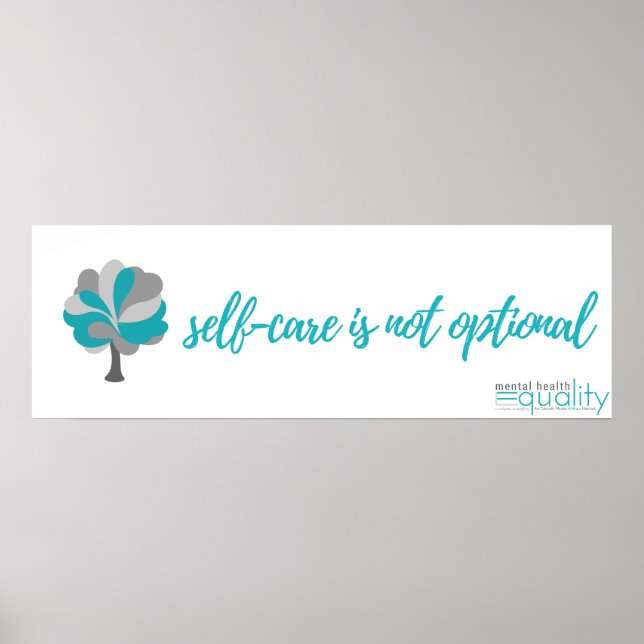 Póster MHEW Poster: Self-Care is not optional (Frente)