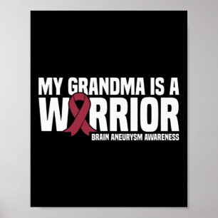 Póster Mi abuela es una guerrera concientización sobre el