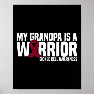 Póster Mi abuelo es un guerrero con anemia falciforme