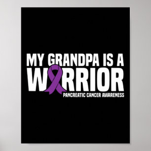 Póster Mi abuelo es un guerrero que lucha contra el cánce