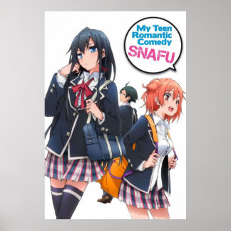 Póster Mi adolescente comedia romántica SNAFU