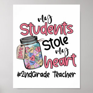 Póster Mi alumno me robó el valente de segundo grado de d