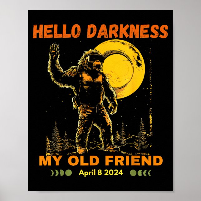 Póster Mi amigo de la oscuridad Eclipse Solar (Frente)