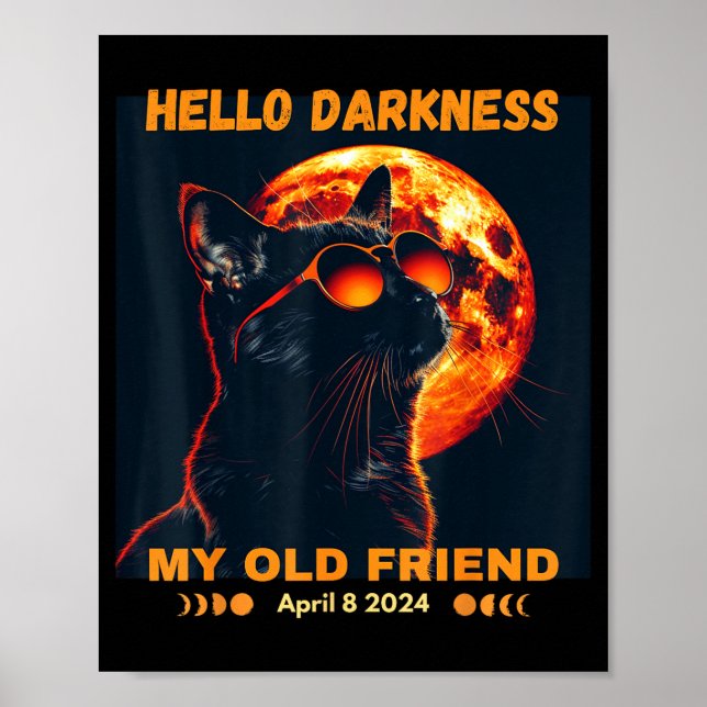 Póster Mi amigo de la oscuridad Eclipse Solar (Frente)