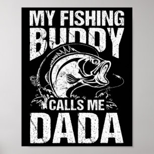 Póster Mi amigo pescador me llama pescador del Día del Pa
