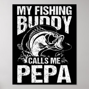 Póster Mi amigo pescador me llama pescadora del Día del P
