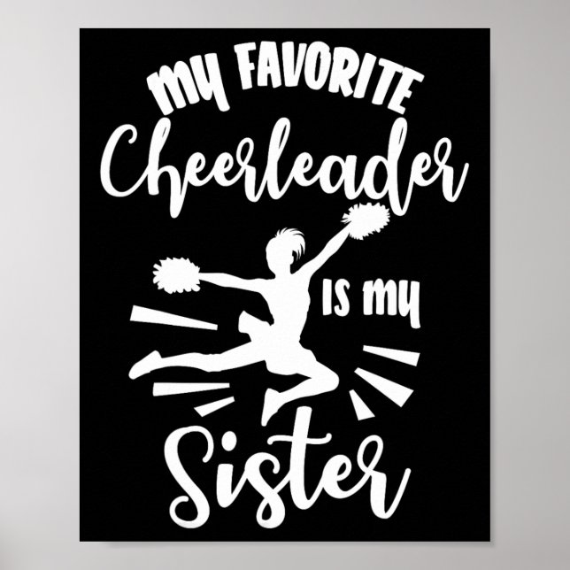 Póster Mi animadora favorita es mi hermana animando (Frente)